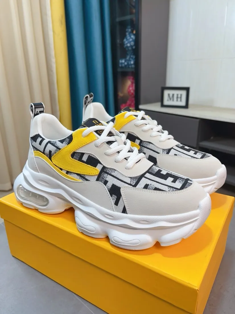 Men's shoes 💰438🌹🌹【fendi Fendi】: 🔝High-end brand of men's shoes: high-top series: official website 1:1 latest masterpiece: the upper is made of brand fabric with imported cowhide technology, ➕🐑made in sheepskin👍, making walking more convenient and comfortable, a stunning work, compared with the official quality, the beautiful 1:1 replica [color]! Create a fashionable personality to set off your uniqueness! A must-have for trendy men! 🔥Size: 38-44.
